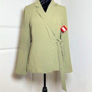 Spanx Sage Green Wrap Blazer / BNWT